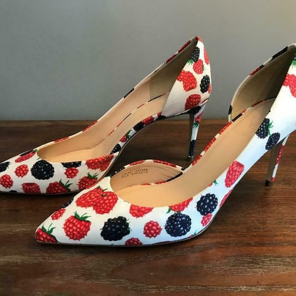 J. Crew Shoes - NEW in Box J.Crew $258 d'Orsay Pumps in Berry Print G0925